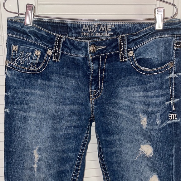 Miss Me The M Series Skinny High Waist Distressed Jeans - Picture 3 of 9